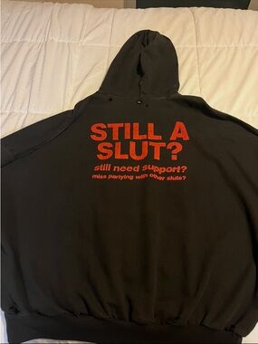 Willy Chavarria Distressed Black Hoodie